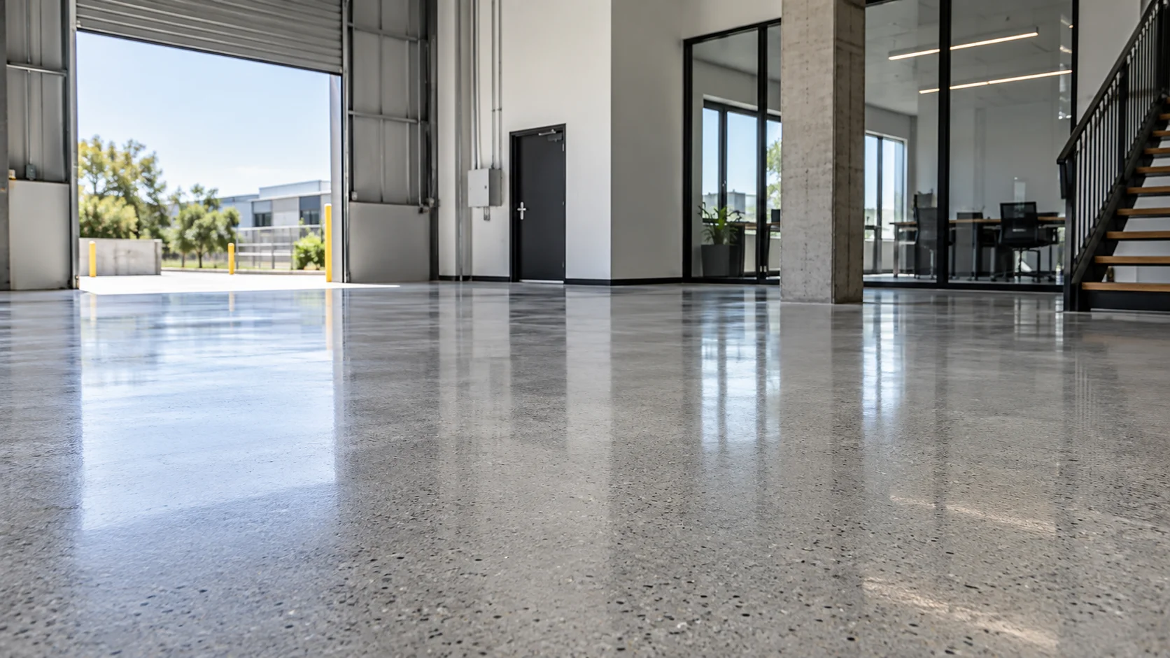 Commercial epoxy flooring surface inspiration