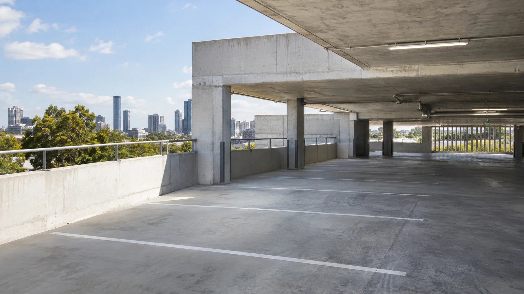 Concrete car parks surface inspiration