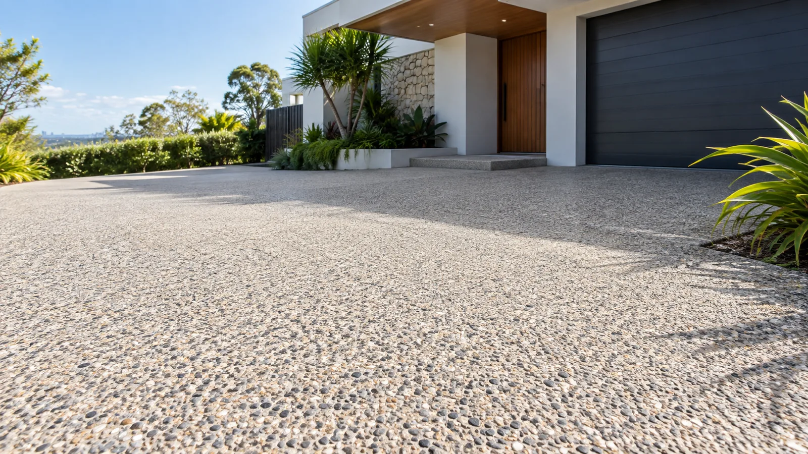 Exposed aggregate surface inspiration