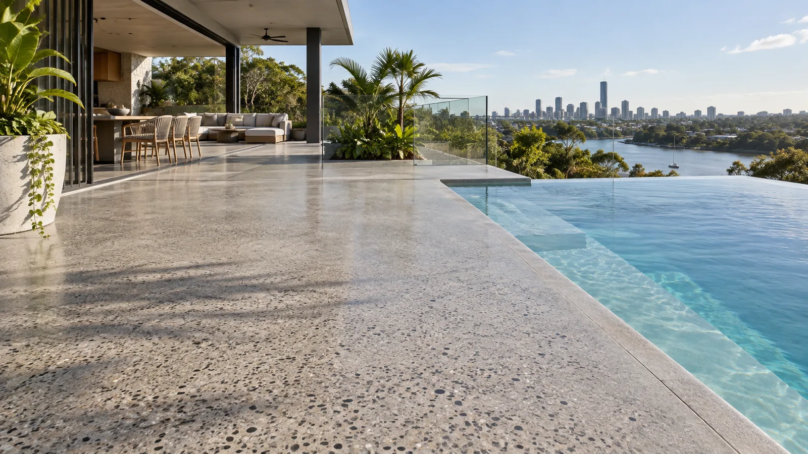 Residential polished concrete surface inspiration