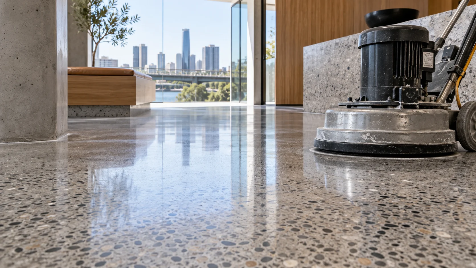 Terrazzo polishing surface inspiration